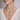 Eloide Necklace worn layered on model with adjustable length styling.