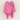 Ethereal Knot Wrap in Pink with draped silhouette and chic shoulder knot – Matte