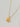 Four Leaf Clover Necklace featuring a gold-plated clover pendant on an adjustable chain, displayed against a light background.