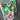 Grenoble Scarf in pink, mint green, and coral floral print, silky square scarf draped over dark background, product photo for Matte.