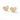 Irun Stud Earrings gold heart stud earrings with micro pearl detailing.