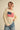 Liberty Knit Sweater in cream with bold American flag design