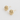Maelis Stud Earrings — gold plated sculptural stud earrings with rounded square shape and mirror finish on beige linen background, elegant jewelry by Matte.