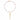 Rue Necklace pastel multicolor beaded necklace with gold pendant dainty statement necklace