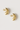 Sculpted Dome Earrings — gold-plated curved dome earrings with mirror-like shine on white background, bold and elegant by Matte.