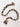 Twilight Sequin Rope Necklace displayed on white backdrop, braided rope with gold, bronze, and charcoal sequins, statement jewelry by Matte