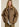 Model wearing the Aspen Utility Jacket in mocha brown featuring an oversized utility silhouette, snap-button front closure, oversized flap pockets, dropped shoulders, and long sleeves styled over a white top.
