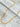 Boreal Necklace by Matte, 18K gold filled adjustable snake chain displayed on marble background