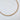 Caeli gold plated geometric chain necklace on white background