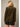 Back view of the Cloe Corduroy Blazer Jacket highlighting the tailored construction, structured shoulders, long sleeves, and rich olive corduroy fabric.