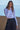 Ikara Top fitted ribbed top in soft white featuring mock neck and long sleeves
