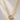 Inzu Necklace gold paperclip chain with circular clasp detail, polished 18k gold filled finish on neutral background.