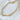 Mont gold plated oval link chain necklace by Matte, minimalist and timeless design on white background