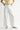 Octavia Jeans – white color variation, wide leg fit front view.