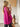 Model wearing Shibori Blouse in fuchsia silk with lace sleeves — Matte Concept Store