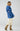 Wave Cardigan in vibrant blue mohair knit with abstract pattern and soft texture