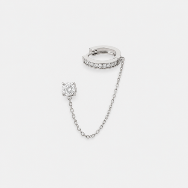 Tatum Stud Huggie Earrings