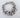 Silver Belle Bracelet chunky chain bracelet on white background