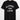 Unisex cotton t-shirt with bold white lettering, relaxed fit.
