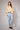 Bornandt Blouse worn by model, full body view, styled with denim for an effortless everyday look.