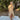 Cisne Lightweight Resort Cover Up beige beach cover up walking shot with fluid movement