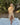 Cisne Lightweight Resort Cover Up beige beach cover up walking shot with fluid movement
