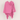 Ethereal Knot Wrap in Pink with draped silhouette and chic shoulder knot – Matte