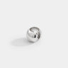 Francis Ear Cuff in polished silver featuring a bold rounded dome silhouette with a smooth high-shine finish, designed as a modern sculptural statement ear cuff on a clean neutral background.