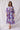 Gaelle Maxi Dress colorful floral maxi dress on model full body front view showing flowy silhouette and lightweight fabric