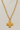 Golden Faith Necklace, chunky gold link chain with hammered cross pendant, bold statement jewelry by Matte