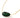 Gold filled chain with pavé gemstone pendant by Matte