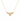Grim Necklace gold phoenix pendant on neutral background, highlighting winged design and clear shimmering stone details.