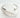Silver cuff bracelet with round ball ends styled on white stone – Matte Jewelry Collection
