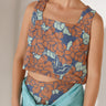 Ikaro Printed Two Piece Set close up detail of vibrant floral pattern and fabric texture.