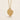 Ikigai Heart Necklace delicate gold heart pendant necklace shown in close-up for everyday layering style