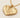 Ikigai Heart Necklace gold plated flat heart pendant with adjustable chain styled on neutral background