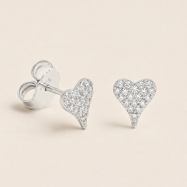 Christie Heart Studs
