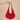 Jaspe Beach Bag in bold red cotton with slouchy oversized silhouette and long shoulder strap, featuring a soft draped shape for a relaxed, beach-ready look