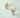 Joe Hoop Earrings gold pavé zirconia sculptural hoop earrings.