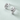 Joe Hoop Earrings silver pavé zirconia sculptural hoop earrings.