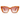 Jolie Sunglasses with oversized geometric square frame in translucent amber acetate and warm tinted lenses for a bold retro-inspired look.