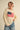 Liberty Knit Sweater in cream with bold American flag design