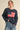 Liberty Knit Sweater in navy with American flag intarsia