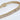 A gold-filled bracelet with square-cut stones set in a link chain design.