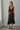 Miwa Top black halter top full body outfit front view.