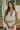 Miwa Top deep v halter top styled in ivory front view.
