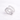 Morris Ring in silver with sleek band design and pavé zirconia detailing, minimal modern everyday ring