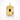 Nuwa Pendant gold rectangular charm with textured sunburst finish and green center stone on a light gray background with soft shadow