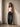 Shimi Jean by Matte in black denim with allover rhinestone detailing, relaxed wide-leg fit and high-rise waist, front view on model.