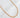 Starla gold beaded necklace laid on white marble background